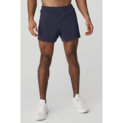 Alo Yoga 5" Adapt Lauf Kurze Hose Herren Navy | LMGFUS467