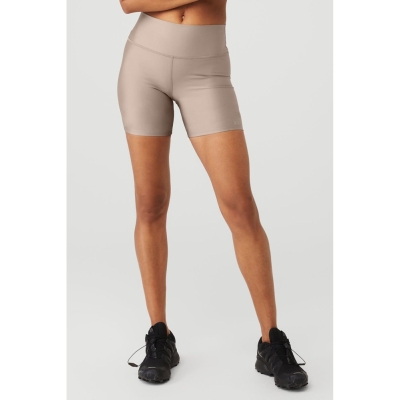 Alo Yoga 5" Airlift Energy Kurze Hose Damen Grau Braun | COUHDB430