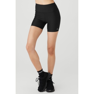 Alo Yoga 5" Airlift Energy Kurze Hose Damen Schwarz | NUAZFB360