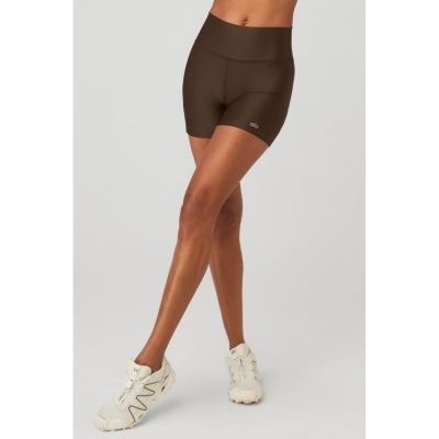 Alo Yoga 5" Airlift Energy Kurze Hose Damen Kaffee | VENDQT187