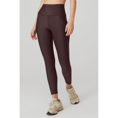 Alo Yoga 7/8 High-Taille Airlift Leggings Damen Lila Grau | BZCTND729