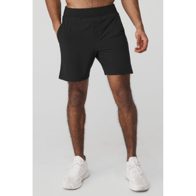 Alo Yoga 7" Repetition Kurze Hose Herren Schwarz | NYDABK946