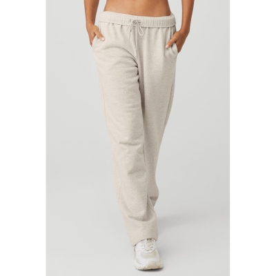 Alo Yoga Accolade Gerade Leg Sweathose Damen Beige | EJSNWO193