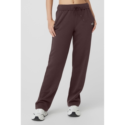 Alo Yoga Accolade Gerade Leg Sweathose Damen Lila Grau | SPFXZH249