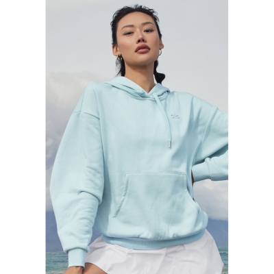 Alo Yoga Accolade Hoodie Damen Blau | GLKRSE279