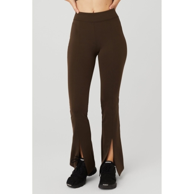 Alo Yoga Airbrush High-Taille 7/8 Flutter Leggings Damen Kaffee | HTJBCW374