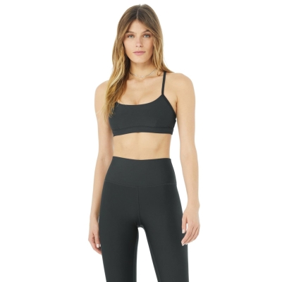 Alo Yoga Airlift Intrigue BHs Damen Grau | APXUGT126