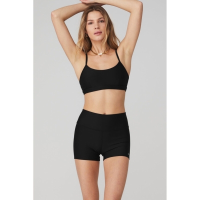 Alo Yoga Airlift Intrigue BHs Damen Schwarz | MENPDB240