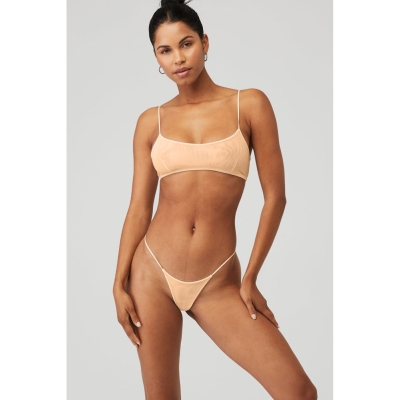 Alo Yoga Airmesh Venuslette BHs Damen Champagne | GBIFHY684