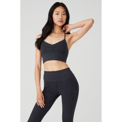 Alo Yoga Alosoft Lavish BHs Damen Navy | AMIKSQ742