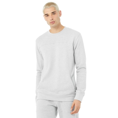 Alo Yoga Base Sweatshirt Oberbekleidung Herren Grau | RTGMFQ370