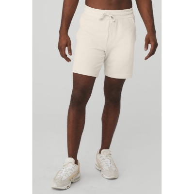 Alo Yoga Chill Kurze Hose Herren Beige | RUXMIN603