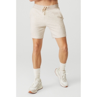 Alo Yoga Chill Kurze Hose Herren Beige | ZMNWAR902