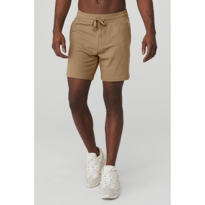 Alo Yoga Chill Kurze Hose Herren Braun | GQMKHZ729