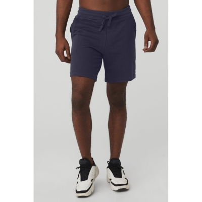 Alo Yoga Chill Kurze Hose Herren Navy | BIALJY374