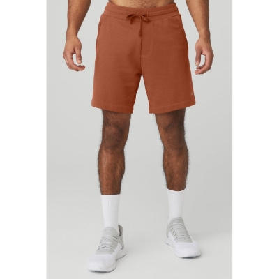 Alo Yoga Chill Kurze Hose Herren Rust | USHPOM148