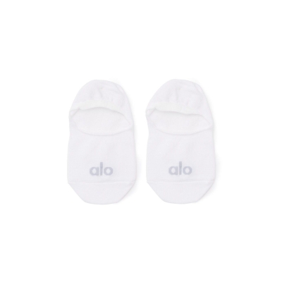 Alo Yoga Conceal Socken Damen Weiß Grau | WGLJCT390