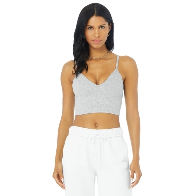 Alo Yoga Delightlette BHs Damen Grau | VFOSWG205