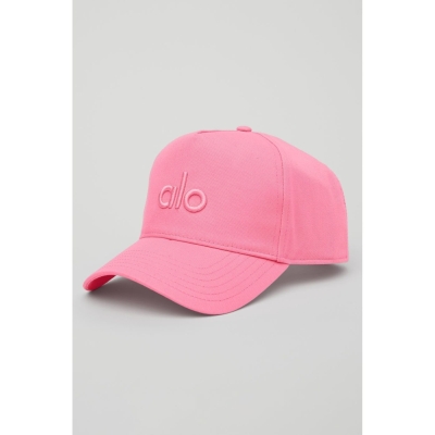 Alo Yoga District Trucker Hüte Damen Rosa | OIAMJY709