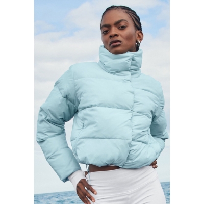 Alo Yoga Gold Rush Puffer Jacke Damen Blau | SNGIPA814