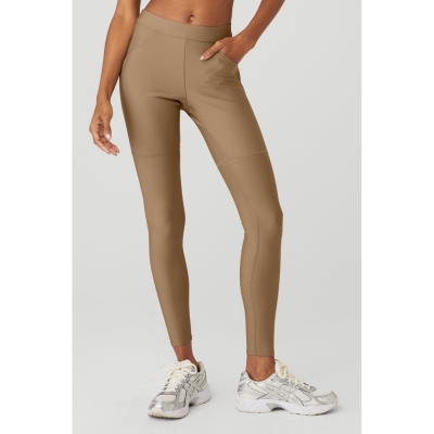 Alo Yoga High-Taille 4 Pocket Utility Leggings Damen Braun | RQBUOX917