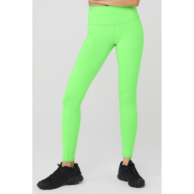 Alo Yoga High-Taille Airbrush Leggings Damen Grün | BLQKEO826