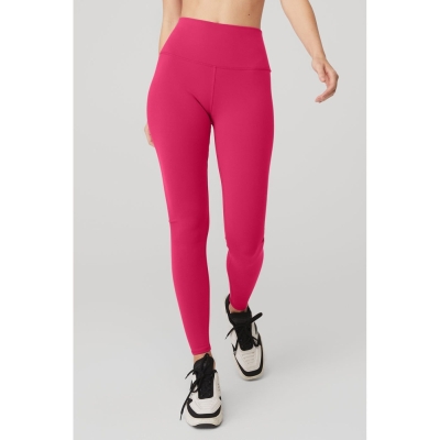 Alo Yoga High-Taille Airbrush Leggings Damen Bordeaux | SZBJRH741