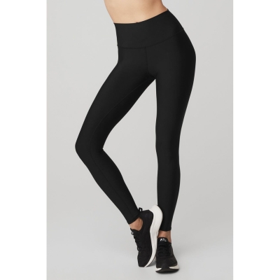 Alo Yoga High-Taille Airlift Leggings Damen Schwarz | FYJGXT438