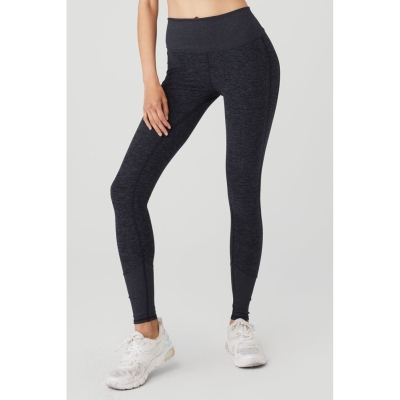 Alo Yoga High-Taille Alosoft Lounge Leggings Damen Navy | XLJZNF954