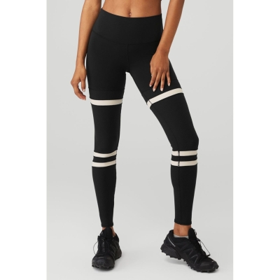 Alo Yoga High-Taille Legit Leggings Damen Schwarz Beige | BWYSRH837