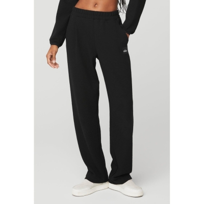 Alo Yoga High-Taille Tailored Sweathose Damen Schwarz | MQPIEY201