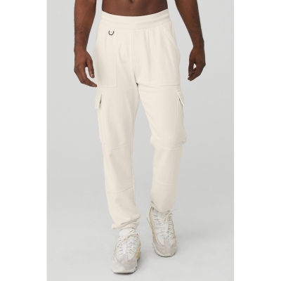 Alo Yoga Highline Cargo Sweathose Herren Beige | AWVCNB465