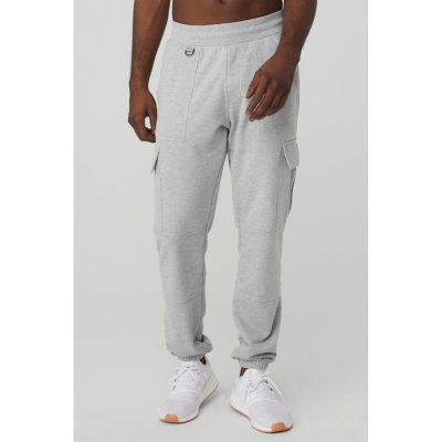 Alo Yoga Highline Cargo Sweathose Herren Grau | NAXWZM052