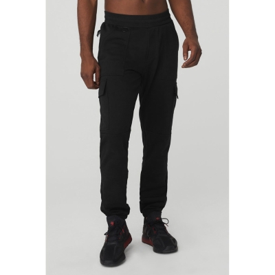 Alo Yoga Highline Cargo Sweathose Herren Schwarz | UBXQWN679