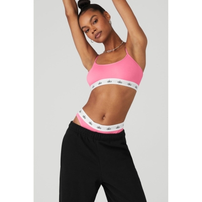 Alo Yoga Icon Cami BHs Damen Rosa | UFNYDQ562