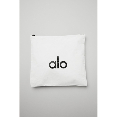 Alo Yoga Keep It Dry Fitness Zip Pouch Tasche Damen Weiß | TFWNSO832