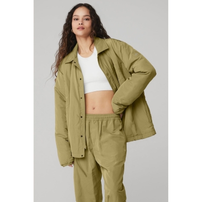 Alo Yoga Legend Jacke Damen Wasabi | GSNKLU812