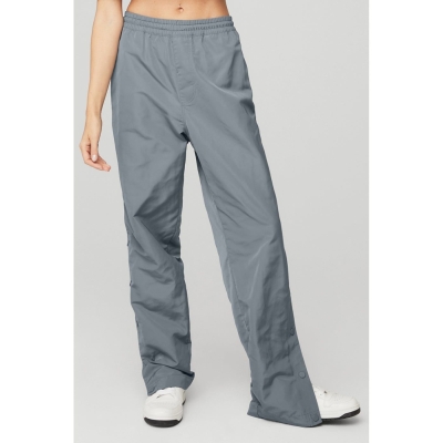 Alo Yoga Legend Snap Hose Damen Blau | GNBTRX694