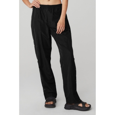 Alo Yoga Legend Snap Hose Damen Schwarz | TCFMRG169