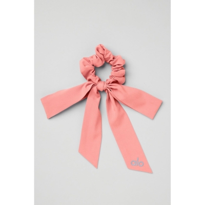 Alo Yoga Love Knots Tie Haargummi Damen Rosa | ZQIAKM057