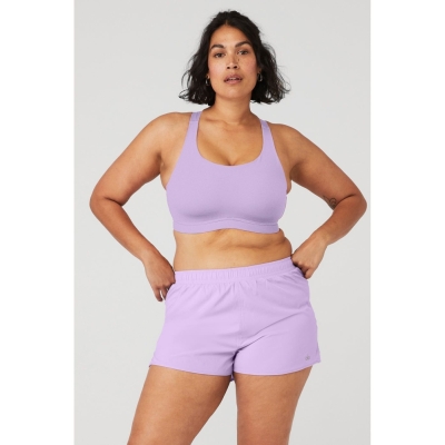 Alo Yoga Power Play High Impact BHs Damen Lila | JNIKGP751