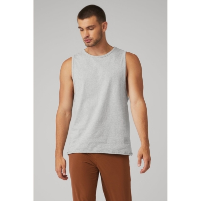 Alo Yoga Society Muskelshirt Herren Grau | TRASJW218