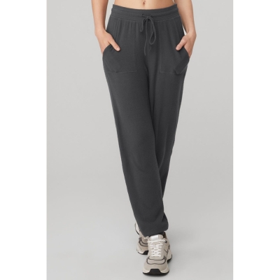 Alo Yoga Soho Sweathose Damen Grau | RAZISU031