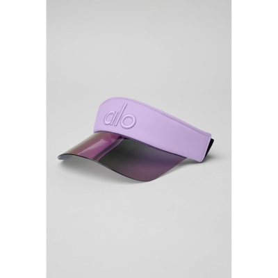 Alo Yoga Solar Visor Damen Lila | DKWFVI739