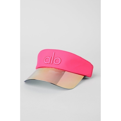 Alo Yoga Solar Visor Damen Rosa | FKMGLD234