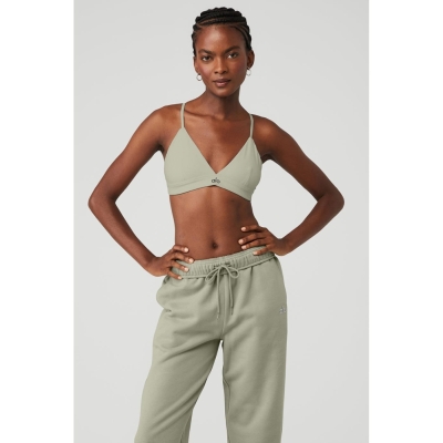 Alo Yoga Splendor BHs Damen Grau | XDUEZS952