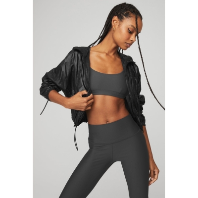 Alo Yoga Sprinter Jacke Damen Schwarz | ETWMCL452