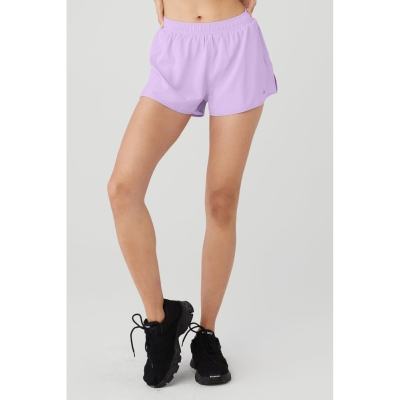 Alo Yoga Stride Kurze Hose Damen Lila | KOBVXU823