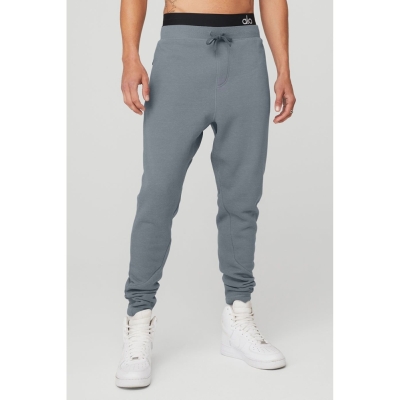 Alo Yoga The Triumph Sweathose Herren Blau | RVEXGN681