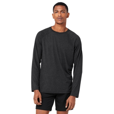 Alo Yoga Triumph Tee Long Sleeve Herren Schwarz | HTBMCX280